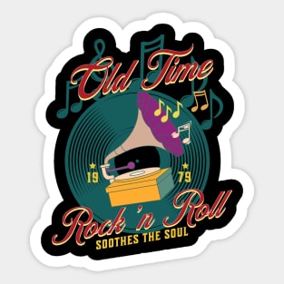 Old Time Rock Sticker